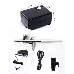 Portable mini art painting air compressor Beauty spray air brush makeup airbrush set