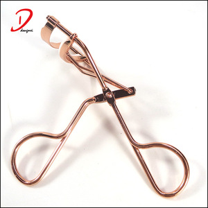 Private Label Gold metal Eyelash Curler,Stainless Steel eyelash applicator