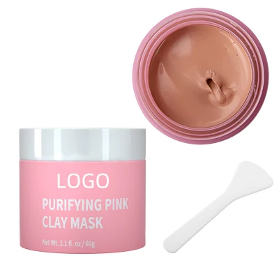 Private Label Pink Clay Clay Brush Mud Beauty Brightening Face Blackbird Mask