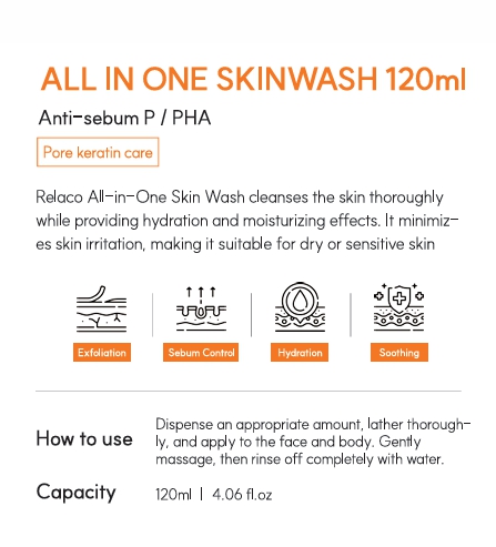 Relaco Essential Homme All in One Essence + Skin Wash set