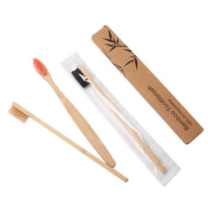 Soft new natural premium bamboo charcoal toothbrush with logo