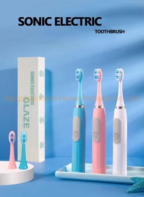 Waterproof for Daily Three-Colour Personal Care Sonic Electric Toothbrush