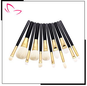 Wholesale 12 pcs Makeup Brush Sets Pro Cosmetics Brushes Eyebrow Eye Brow Powder Lipsticks Shadows Make Up Tool Kit