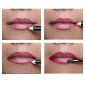 Wholesale High Quality Beauty No Label Product 16 Colors Wooden Lasting Matte Waterproof Cosmetics Eye Lip Liner Pencil