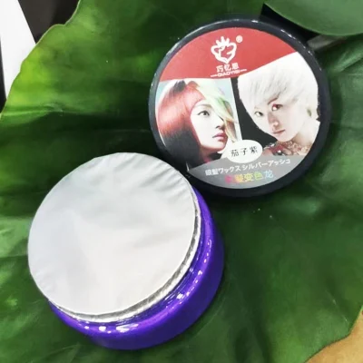 Wholesale Popular Hair Styling Pomade Material Temporary Disposable Mud Hair Color Wax Mud