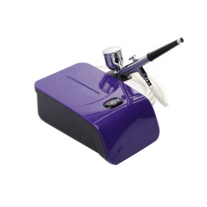 Wholesale Portable Face Painting Nail Tattoo Makeup Mini Airbrush Gun Kit Air Compressor Machine Set