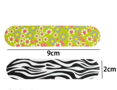 Yaeshii Colorful Cartoon Custom Double Side Nail File Sandpaper Plastic Nail File