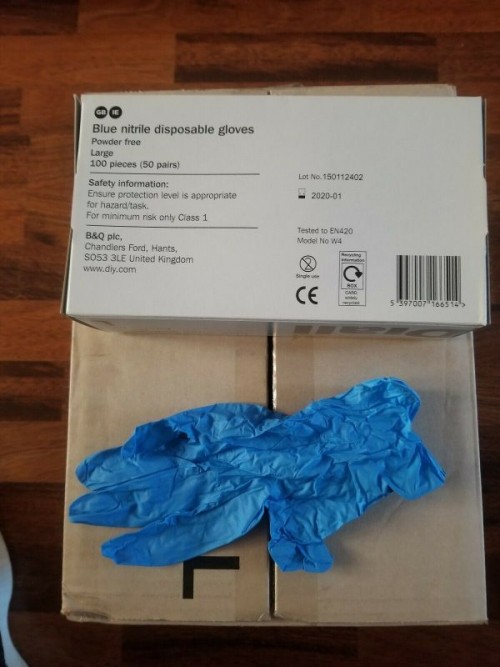 Blue Powder Free Nitrile Gloves wholesales
