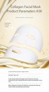 White Transparent Collagen Mask  Korean Moisturizing
