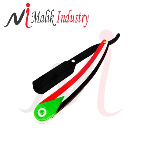 Custom Made High Quality Barber Straight Shaving Razor Cut Throat Folding Knife Plastic Handle