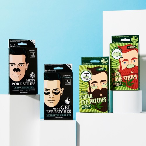 lookATME MEN'S UNDER EYE PATCH CHARCOAL