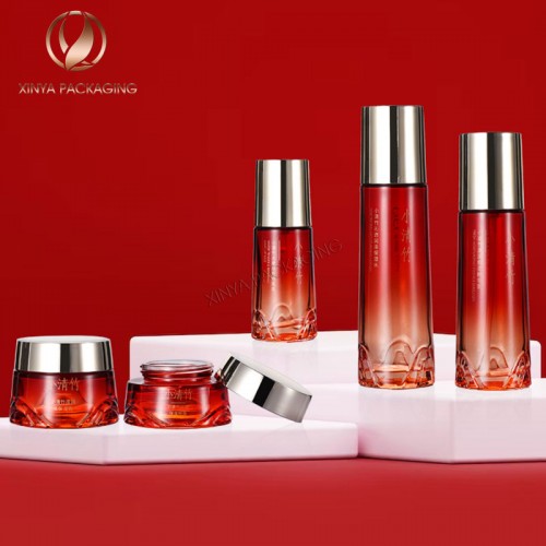 cream jars glass containers beauty packaging empty skincare packaging cosmetic bottles