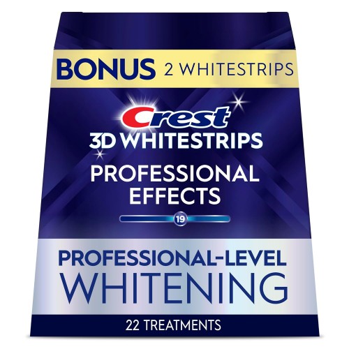 Crest 3D Whitestrips Professional Effects – Teeth Whitening Kit, 22 Treatments 44 Strips – Crest 3DWhite Teeth Whitening Strips