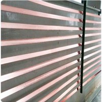 Copper plated flat steel copper clad flat steel