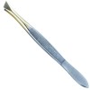 Gold Tipped Surgical Grade German Stainless Steel Tweezer (Slanted)-Flawless Eyebrow and Facial Hair Shaping and Removal Tweezer