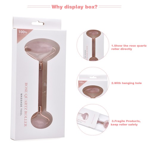 Anti aging beauty tool Rose quartz roller