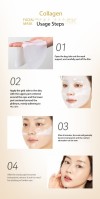 White Transparent Collagen Mask  Korean Moisturizing