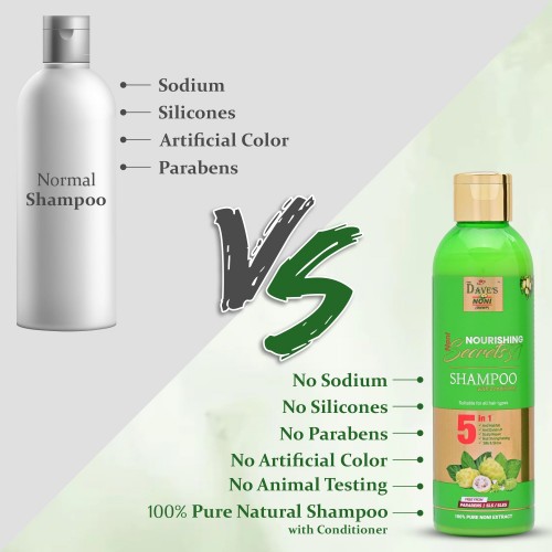 The Dave's Noni Nourishing Secrets Shampoo with Conditioner | Noni Hair Shampoo with Conditioner -200ML