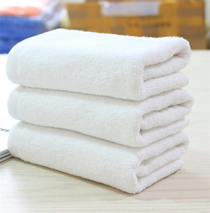 100% Cotton 16s White Towel Sets Wholesale Hotel Bathroom Towel Supplies