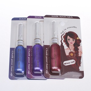 2018 Beautiful Hot Sales Package Girls Easy Colored Disposable Cheap Hair Dye with Brush