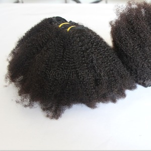 2019 Best selling afro Kinky twist curly hair extensions 4A 4B 4C , Virgin Mongolian puffy afro curly hair