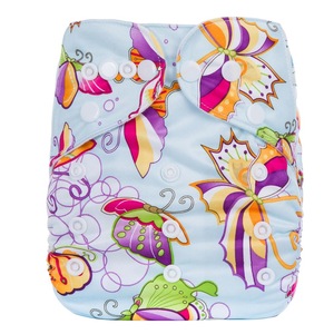 2019 Custom/wholesale Eco-friendly Cloth Reusable Diapers Baby Washable Nappy