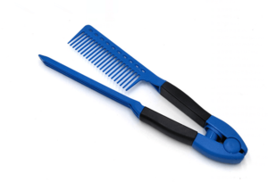 3 in 1 Dual Voltage Digital Flat Iron Pro Nano Titanium Plated Hair Straightener 1 1/4  & hair curler hair comb set