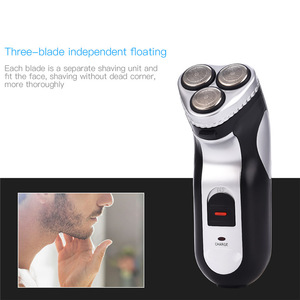 3D Floating Rotary Electric Shaver 3 Blade Heads Electric Shaving Rechargeable Cordless Razors For Men Face Care Beard Trimmer