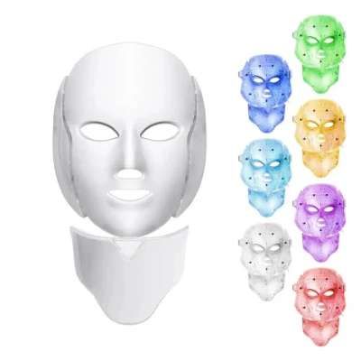 7 Colors LED Light Therapy Facial Mask Red Light