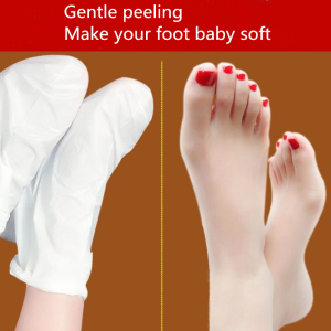 Amazon Bestseller Products With Exfoliating Foot Lotion Mask Label Peeling Off Calluses & Dead Skin Foot Peel Soak Mask