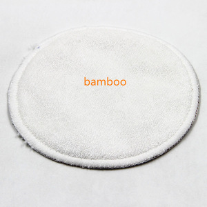 bamboo mom breastfeeding cloth nursing pads,washable 12cm PUL fabric breast pads wholesale waterproof bamboo pads