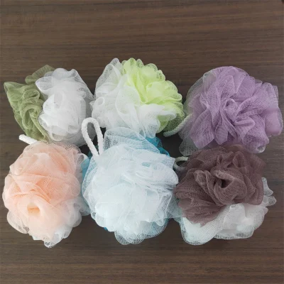 Bath Loofah Sponge Exfoliating Mesh Pouf Shower Ball