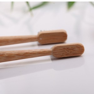 Biodegradable Charcoal Natural Customized Private Label Bamboo Toothbrush With Stand Holder