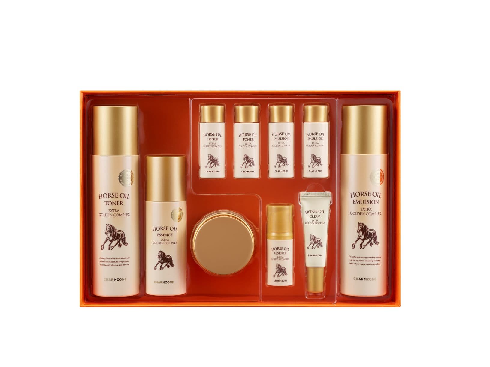 CHARMZONE HORSE OIL GOLDEN COMPLEX 4 SET