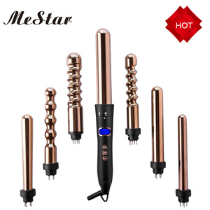 Curling iron and wand set 10-in-1 hair curler for all curls