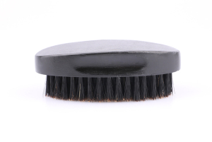 Custom your own logo medium hard boar bristle hair brush mens wave brush