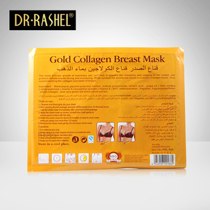 DR.RASHEL 45g Gold Collagen Bust Moisturizing Firming Smoothing Enlargement Sheet Breast Mask