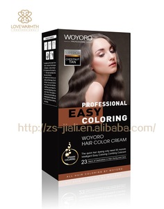 Family use hair color cream kit permanent hair dye 120ml+120ml