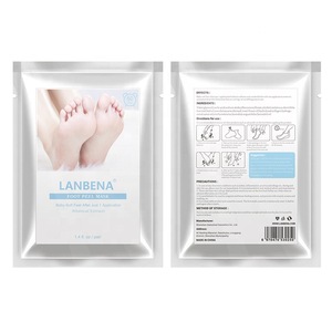 FDA certification LANBENA foot skin beauty care peel Mask