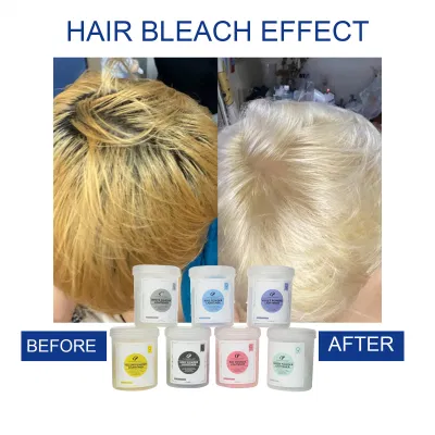 Hair Bleaching Powder 7 Colors for Salon Use 500g OEM Free Samples