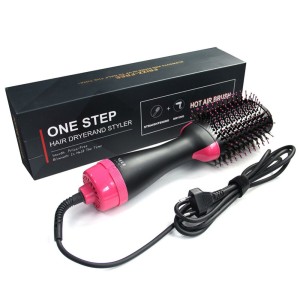 Hair Straightener and Electric Blow Dryer 2 in 1 Relieve stress Hair Dryer Brush