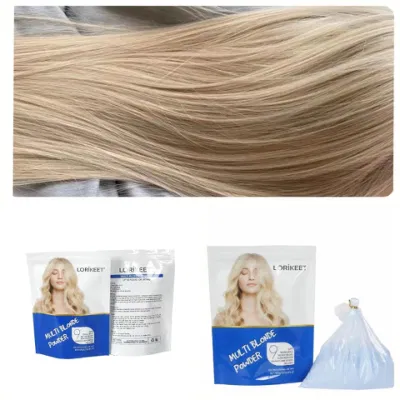 Herbal Bleaching Powder Mix Hair Professional Blue Hair Charcoal Bleach Powder
