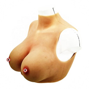 High Collar Transgender Silicone Breast Artificial With E cup