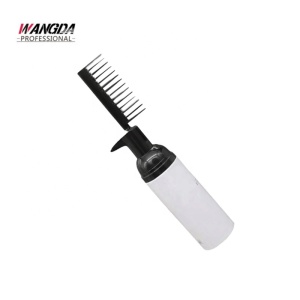 High Quality Hair Coloring Bottle with Comb Hair Dyeing Comb with Container Common Comb Plastic Salon