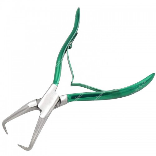 High Quality Professional Hair Extension & Beading Tool Kit Plier Set for beads Micro Ring (Green)