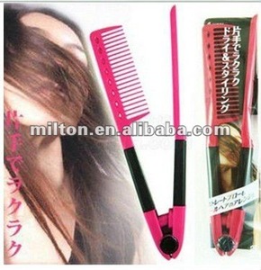 High quality Super popular Hair Styling V Comb Hair Straightener Styling comb