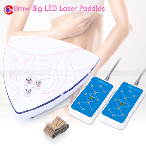 Home Use Mini 160mw 2 Pads LED Laser LLLT Slimming Weight Fat Loss Machine