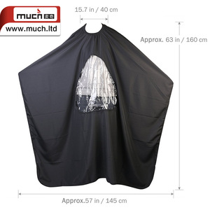 hot sale barber hair stylist hairdresser hair cutting cape pattern with aprons window