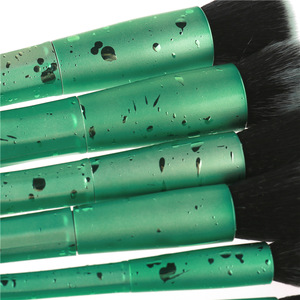Hot Sale Complely Cosmetic Makeup Tools Green Makeup Brush Set