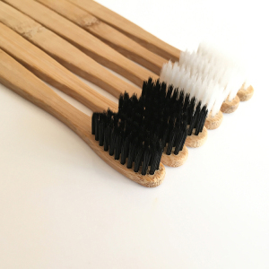 hot Selling High Quality 100% natural biodegradable OEM bamboo toothbrush with customized logo